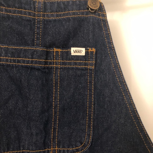 🌙Vans boyfriend fit denim overalls 🌙 - Picture 3 of 4